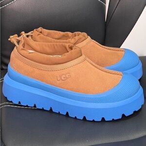 UGG Tasman Weather Hybrid Chestnut and Blue Slip-Ons